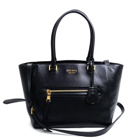 PRADA Black Shoulder Bag - Picture 1 of 7